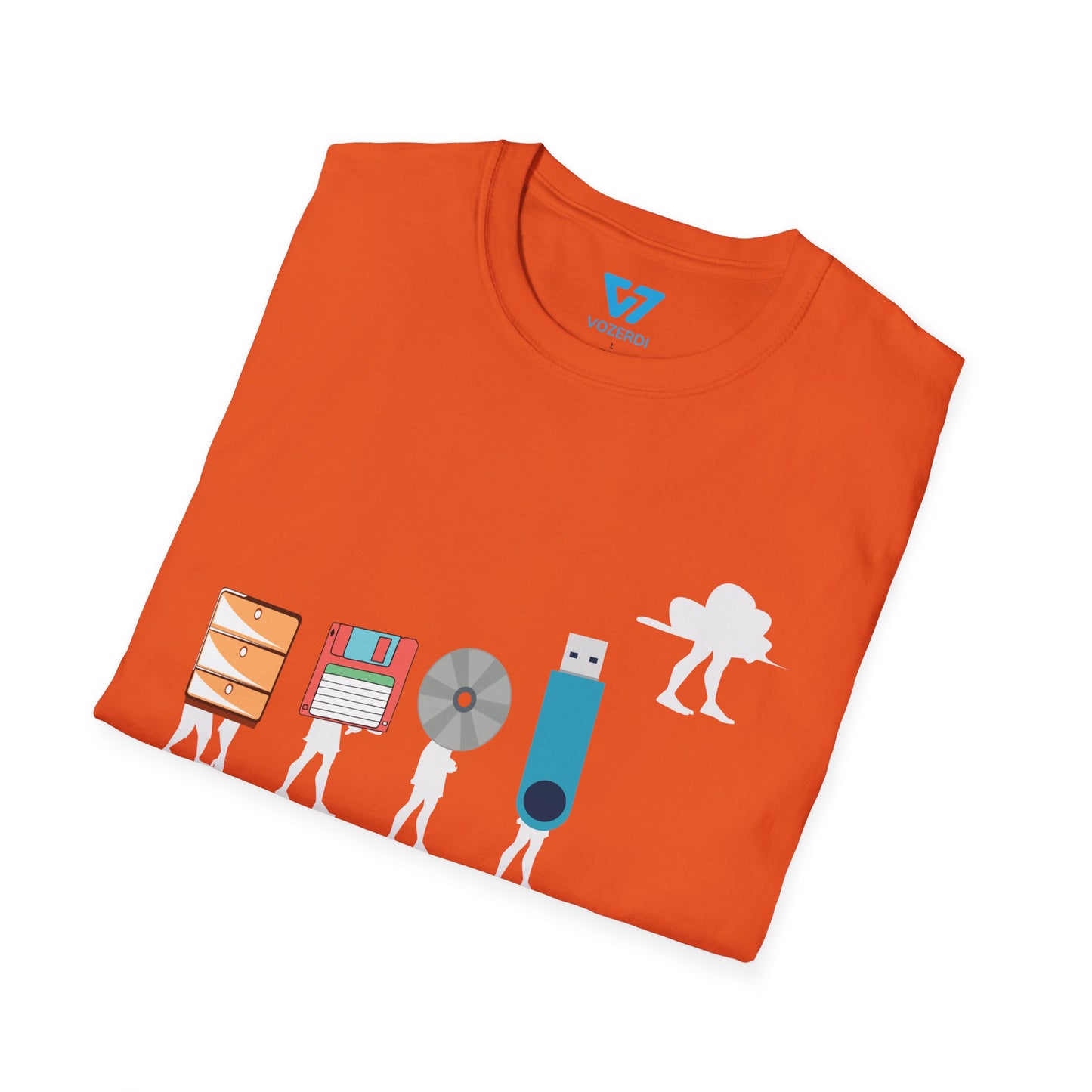 Evolution Of Data Storage Devices T-Shirt