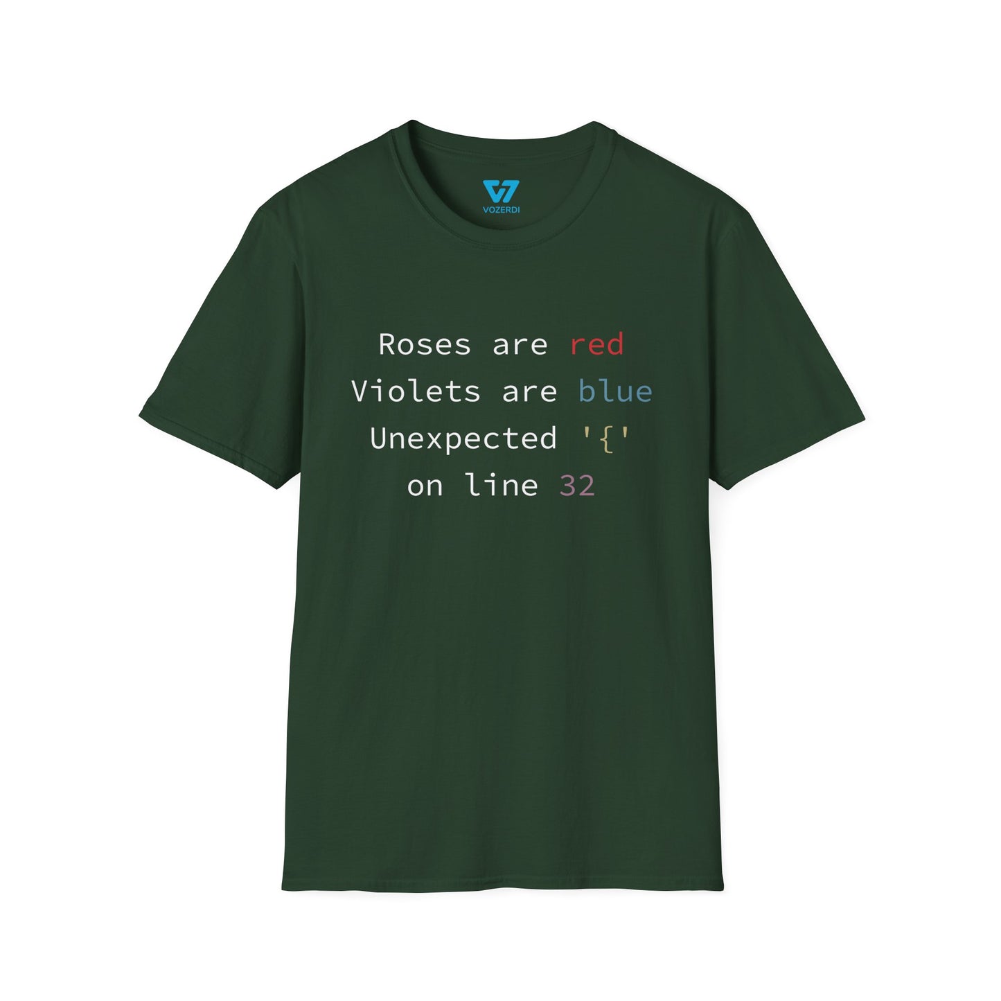 Roses Are Red Syntax Error T-Shirt