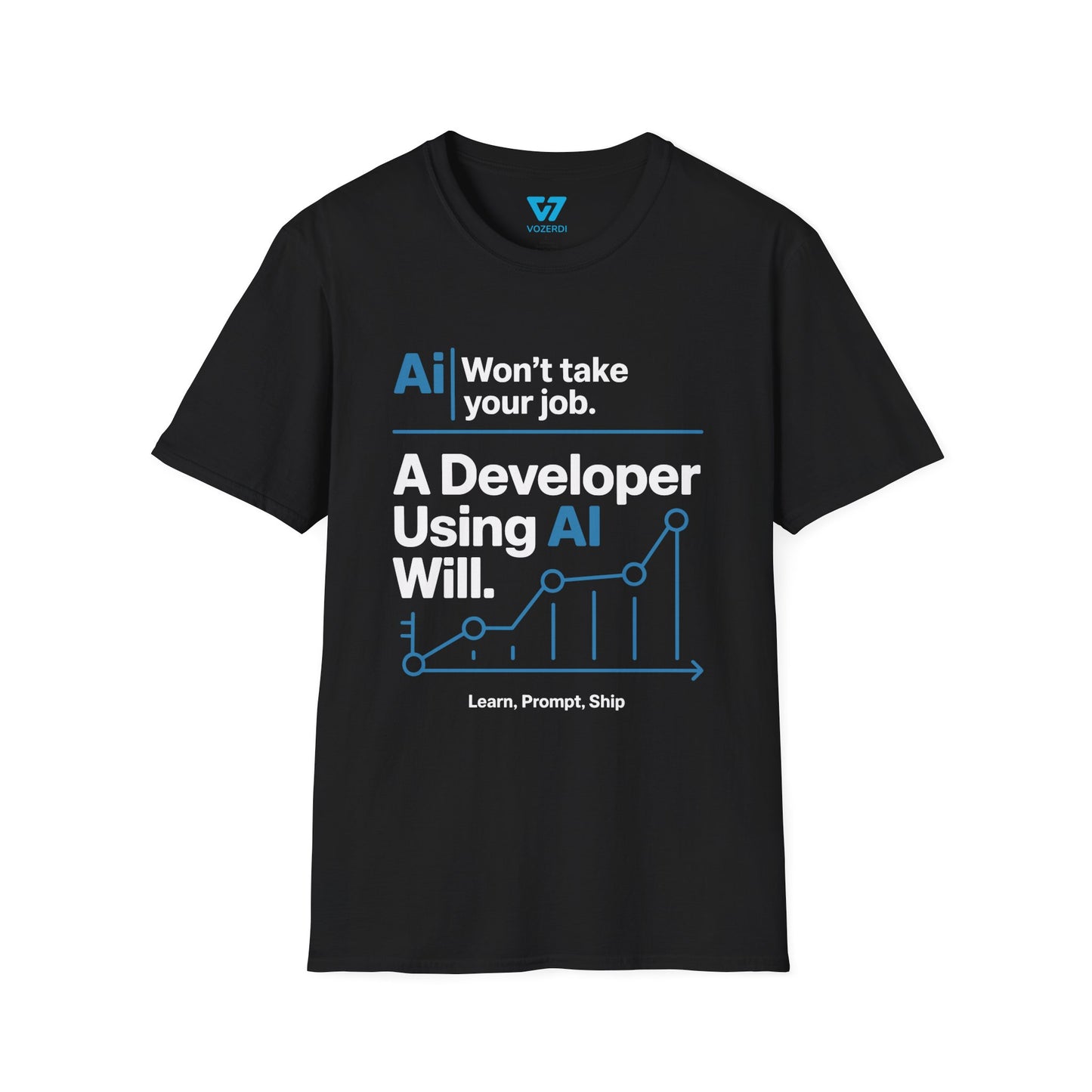 AI Won't Take Your Job A Developer Using AI Will T-Shirt