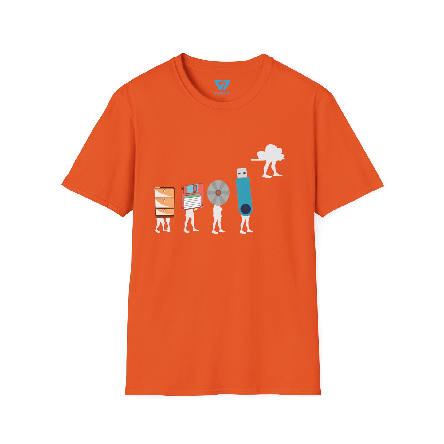 Evolution Of Data Storage Devices T-Shirt