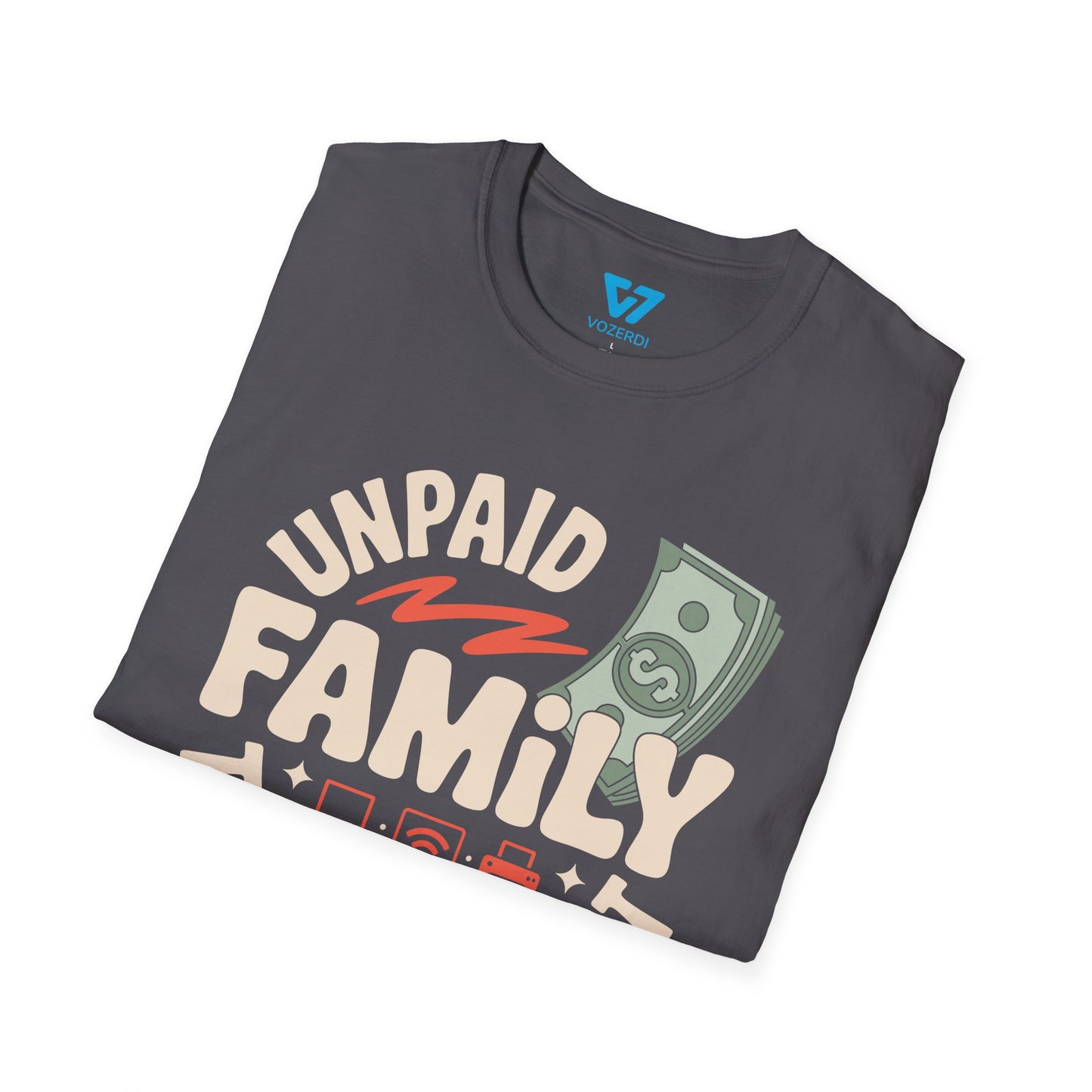 Unpaid Family Tech Support T-Shirt