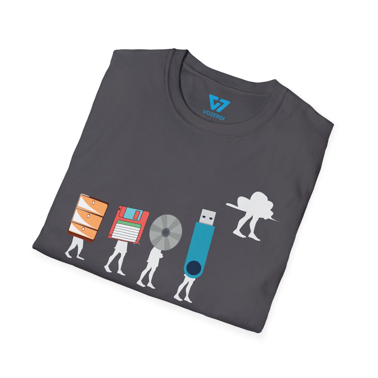Evolution Of Data Storage Devices T-Shirt