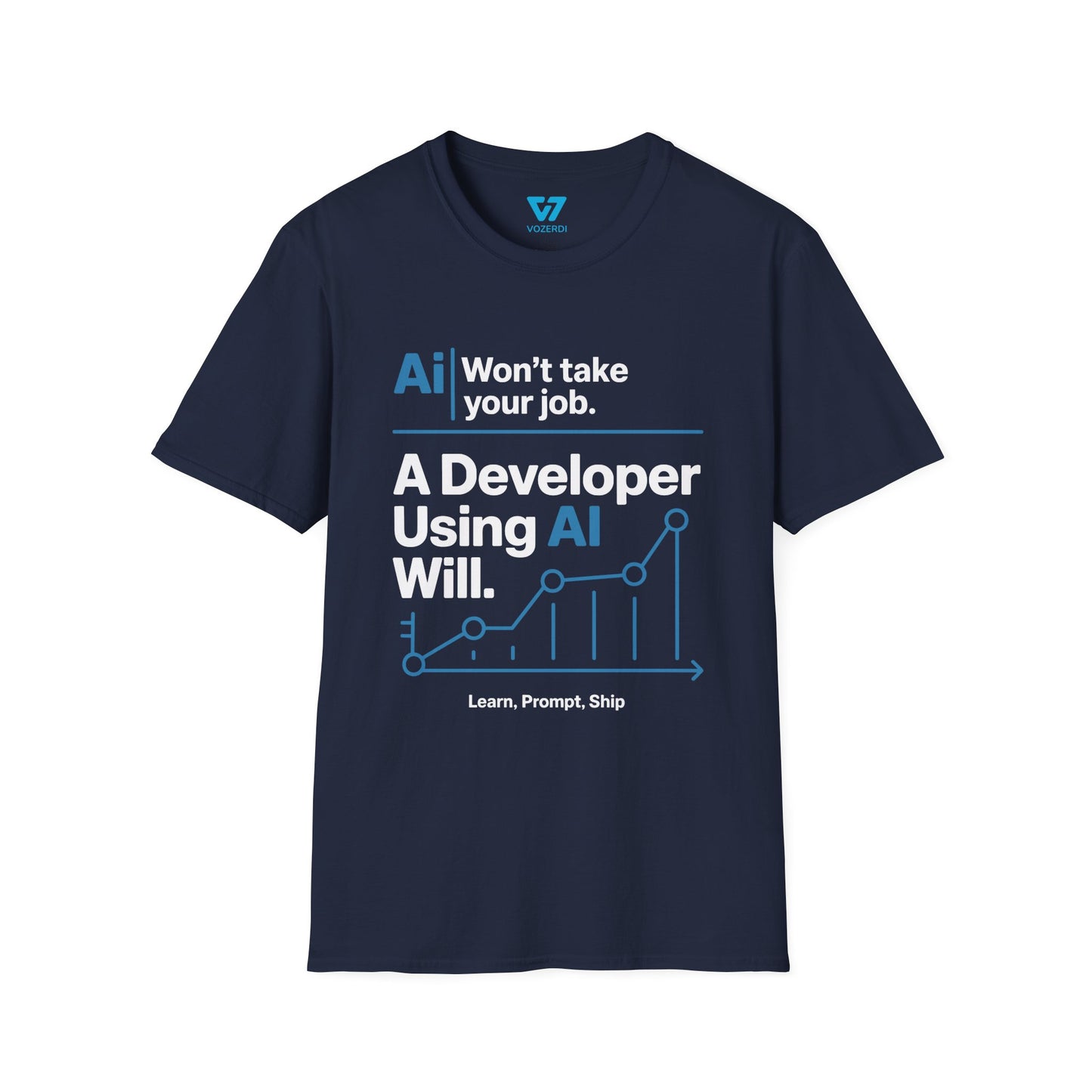 AI Won't Take Your Job A Developer Using AI Will T-Shirt