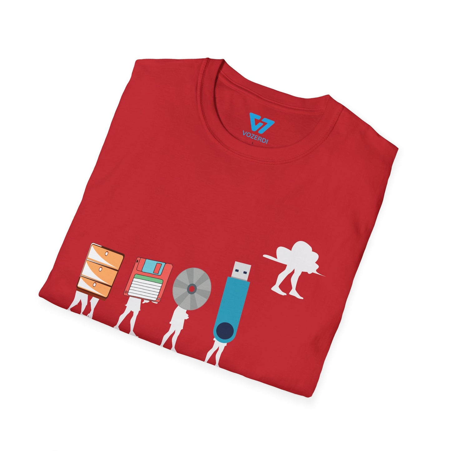 Evolution Of Data Storage Devices T-Shirt
