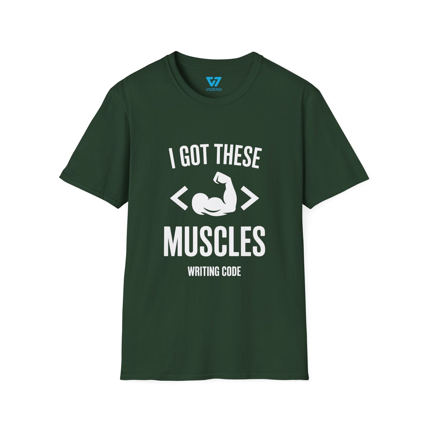 Muscles From Writing Code T-Shirt