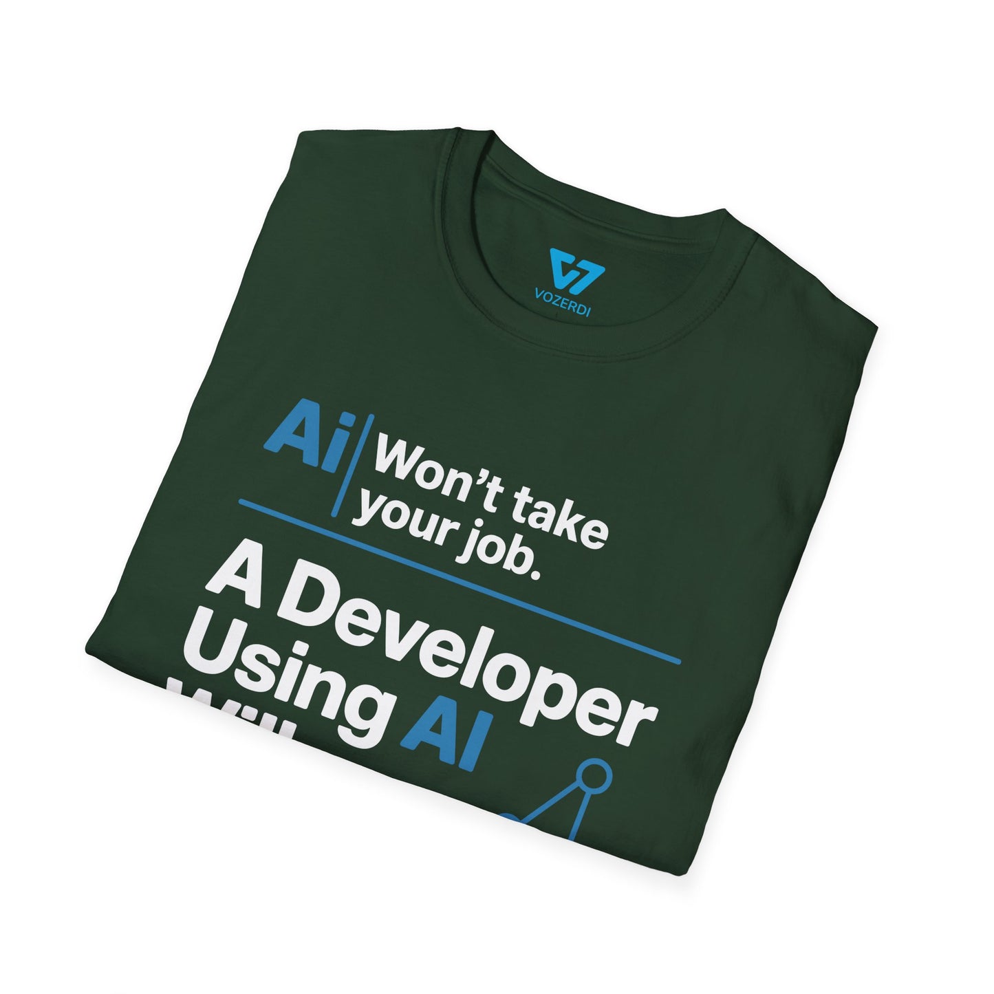 AI Won't Take Your Job A Developer Using AI Will T-Shirt