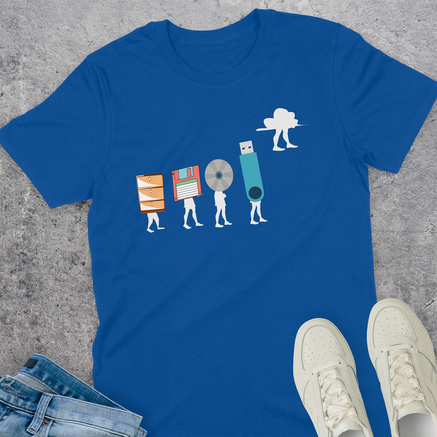 Evolution Of Data Storage Devices T-Shirt