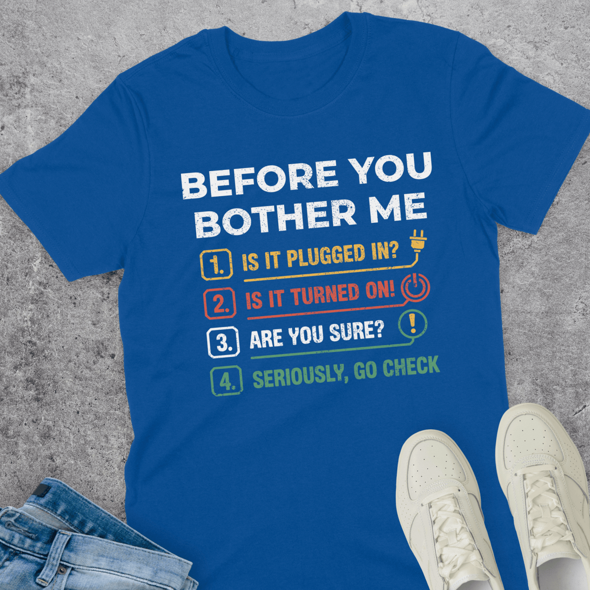 Before You Bother Me Checklist T-Shirt Before You Bother Me Checklist T-Shirt