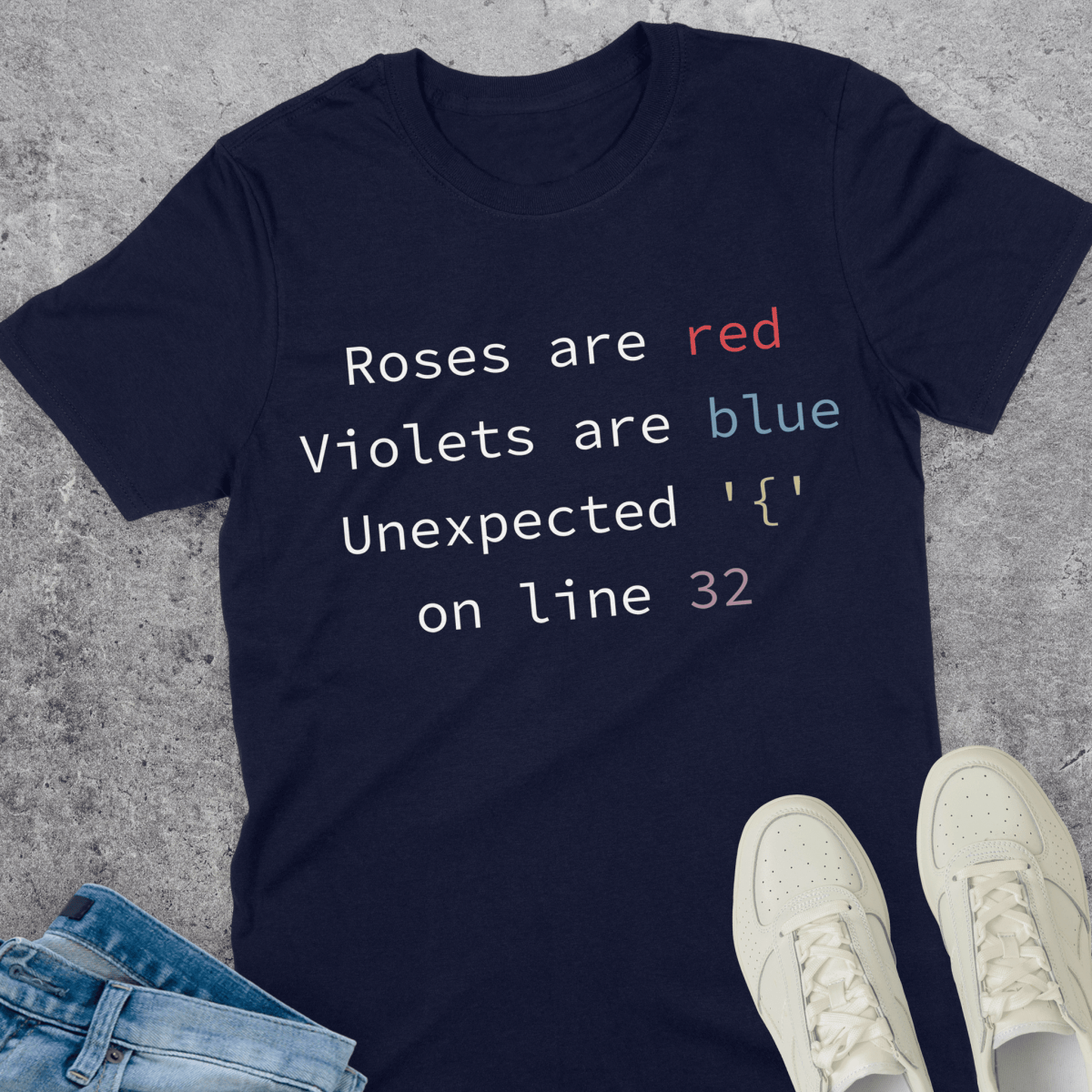 Roses Are Red Syntax Error T-Shirt Roses Are Red Syntax Error T-Shirt
