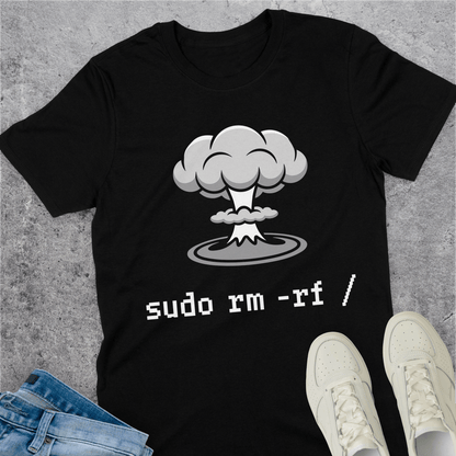 Sudo RM RF Nuclear Command Joke