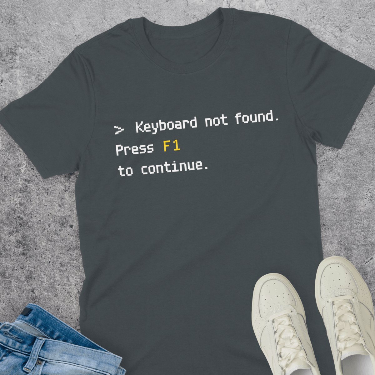 Keyboard Not Found Press F1 To Continue T-Shirt Keyboard Not Found Press F1 To Continue T-Shirt