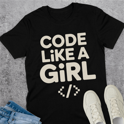Code Like A Girl T-Shirt Code Like A Girl T-Shirt