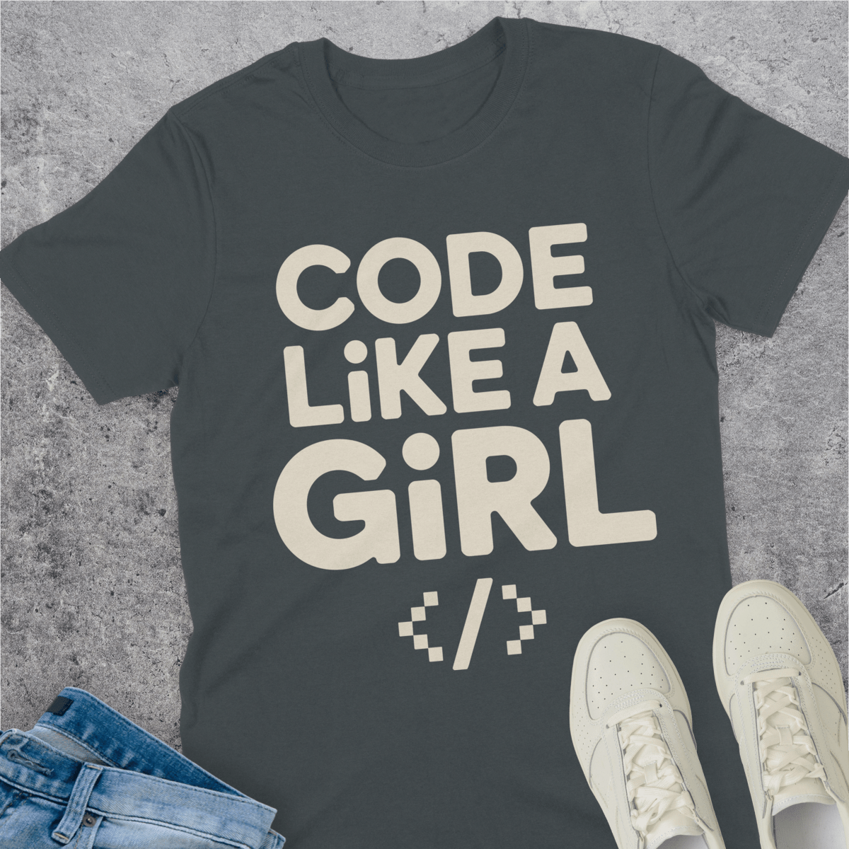 Code Like A Girl T-Shirt Code Like A Girl T-Shirt