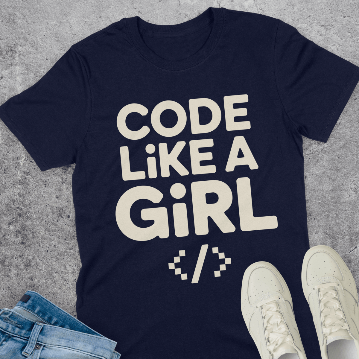 Code Like A Girl T-Shirt Code Like A Girl T-Shirt