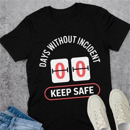 0 Days Without Incident T-Shirt 0 Days Without Incident T-Shirt