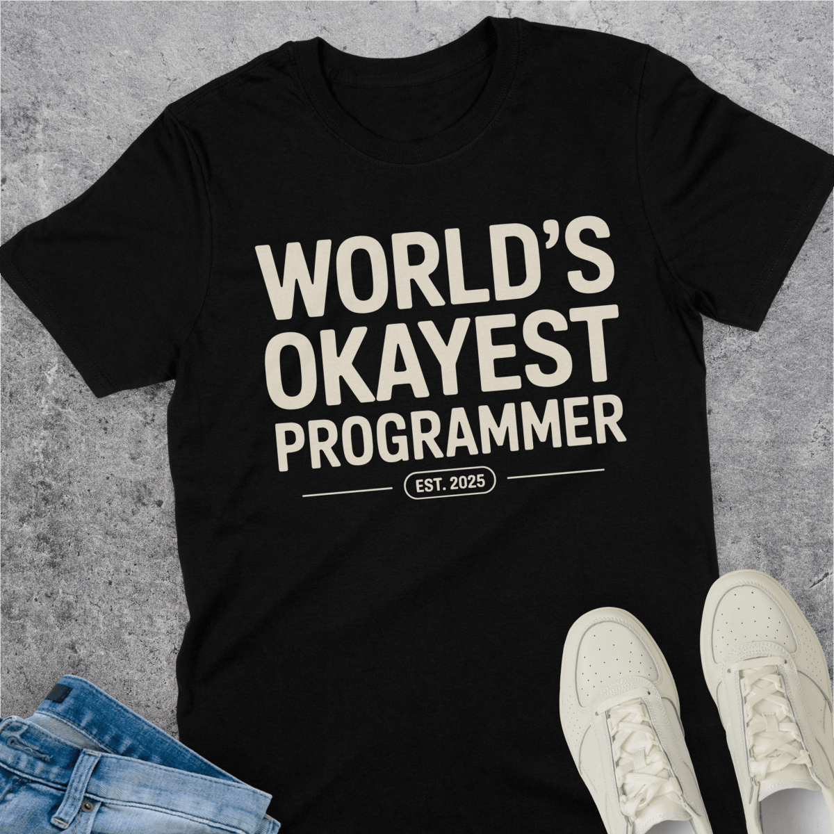 World's Okayest Programmer T-Shirt World's Okayest Programmer T-Shirt