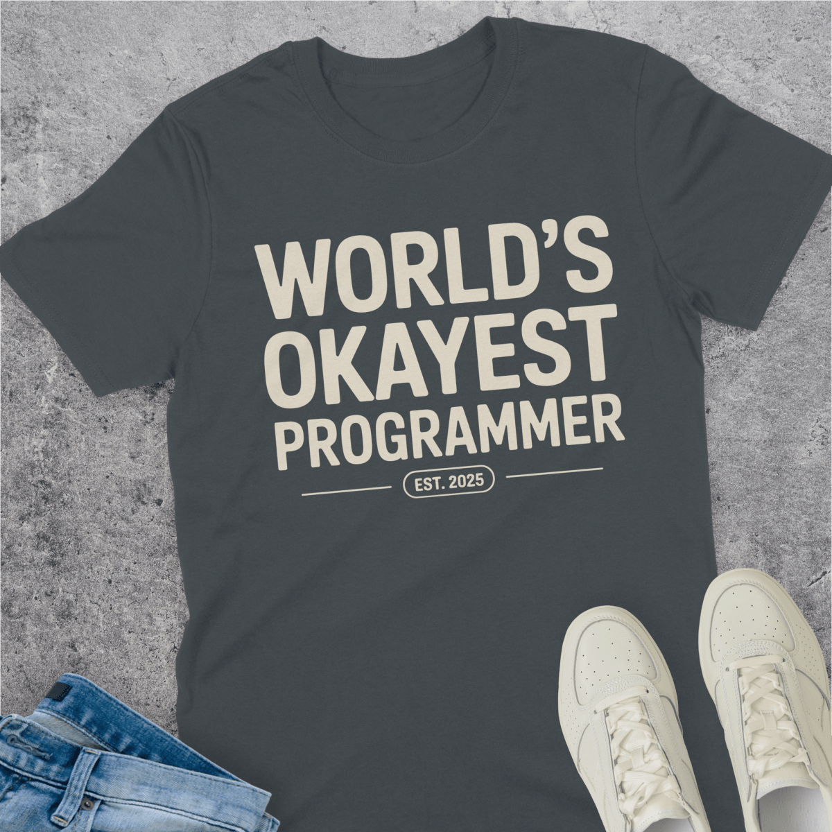 World's Okayest Programmer T-Shirt World's Okayest Programmer T-Shirt