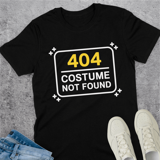 404 Costume Not Found T-Shirt