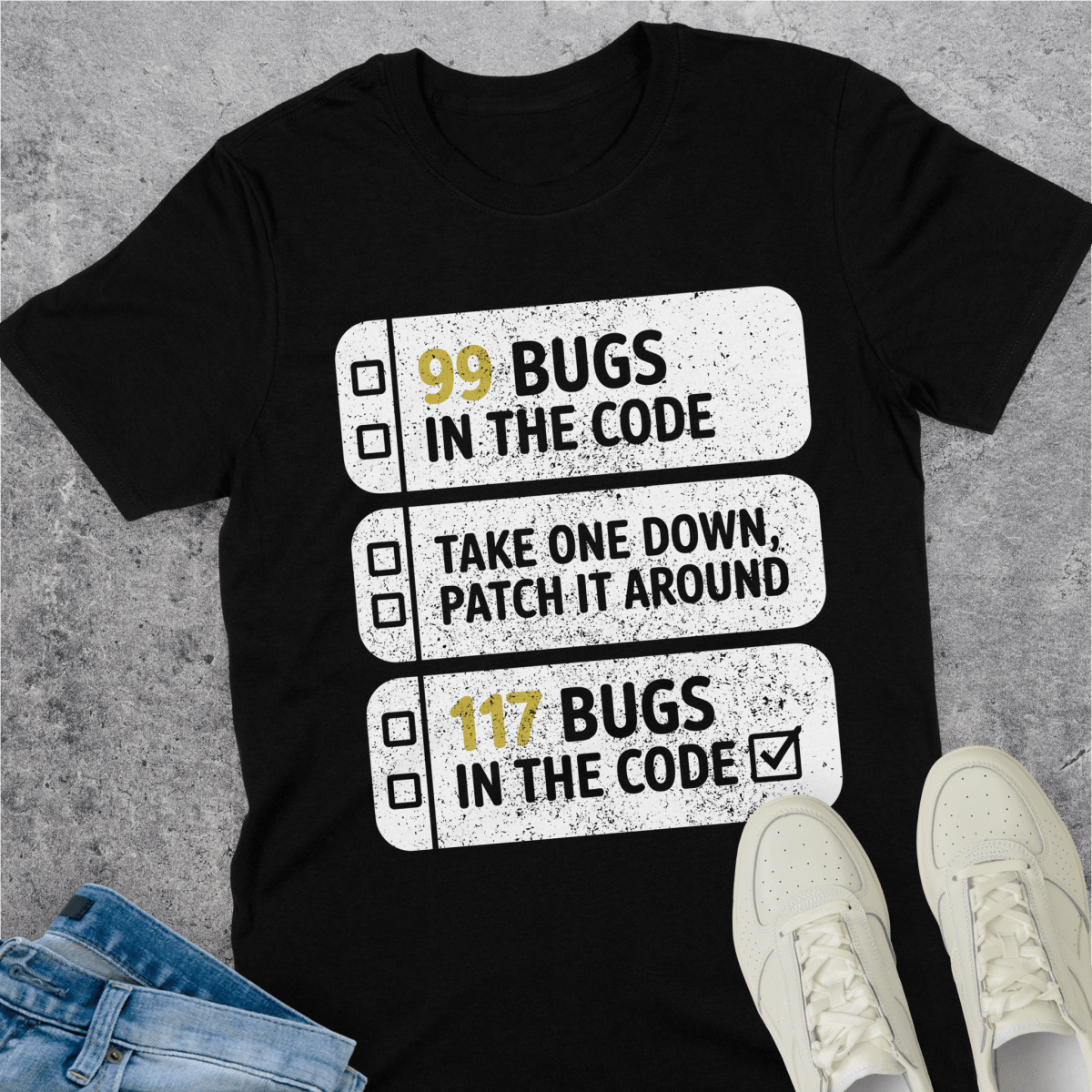 99 Bugs In The Code T-Shirt 99 Bugs In The Code T-Shirt