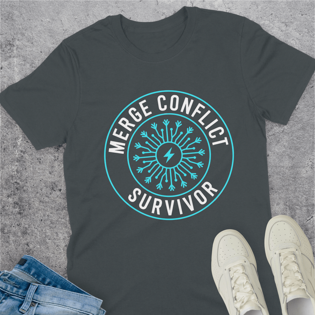 Merge Conflict Survivor T-Shirt Merge Conflict Survivor T-Shirt