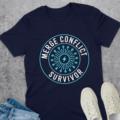 Merge Conflict Survivor T-Shirt Merge Conflict Survivor T-Shirt