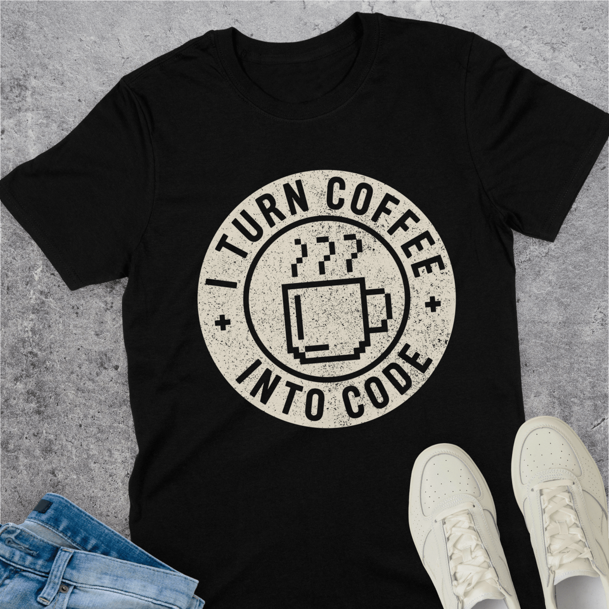 I Turn Coffee Into Code T-Shirt I Turn Coffee Into Code T-Shirt