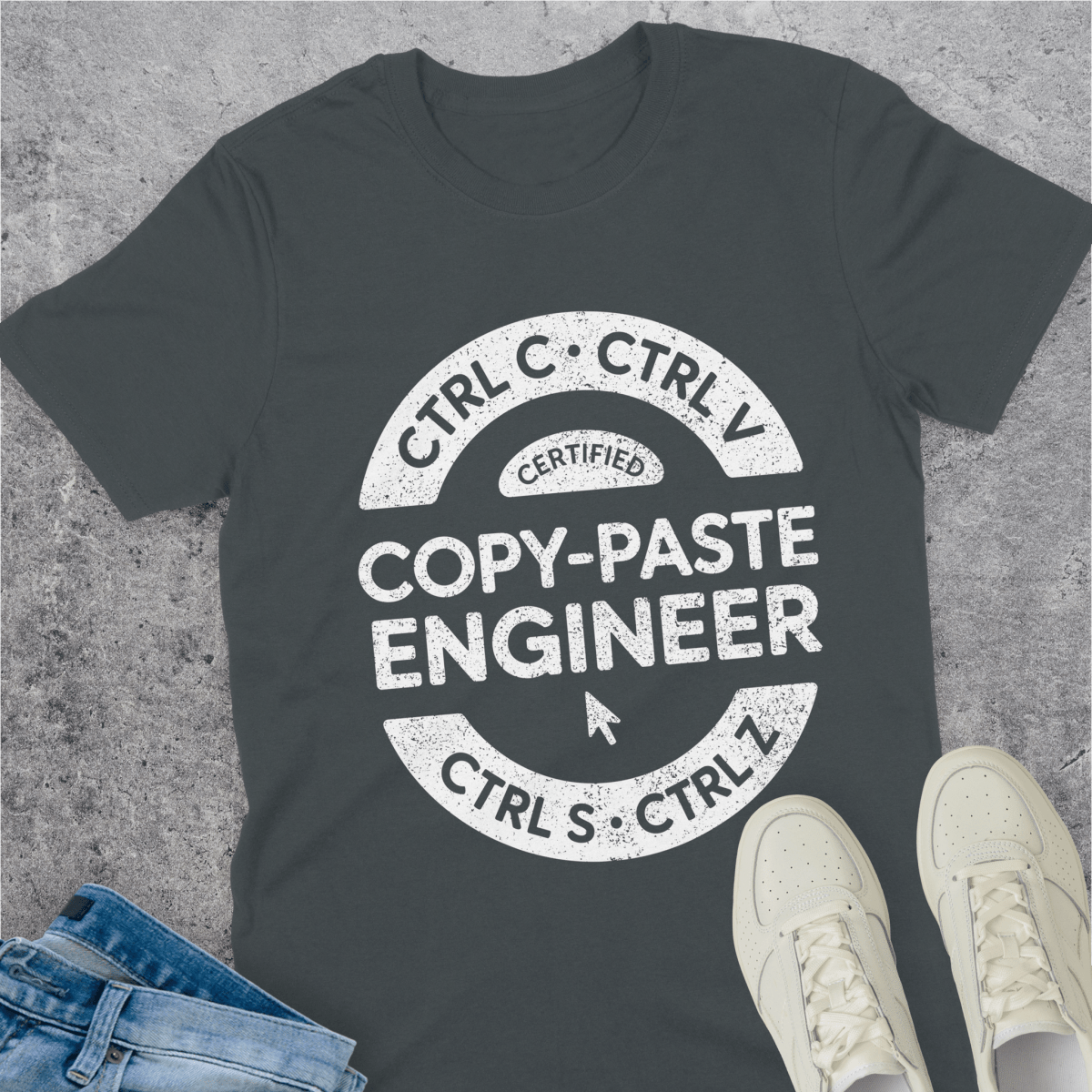 Certified Copy - Paste Engineer T-Shirt Certified Copy - Paste Engineer T-Shirt