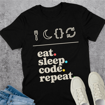 Eat Sleep Code Repeat T-Shirt Eat Sleep Code Repeat T-Shirt