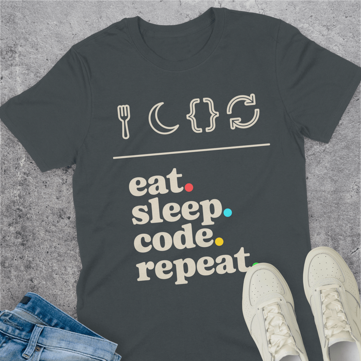 Eat Sleep Code Repeat T-Shirt Eat Sleep Code Repeat T-Shirt