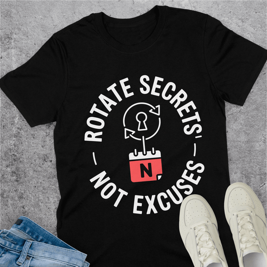 Rotate Secrets, Not Excuses T-Shirt Rotate Secrets, Not Excuses T-Shirt