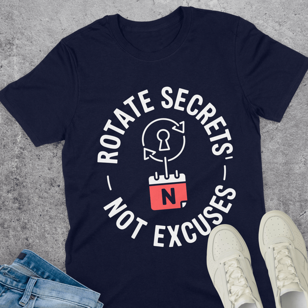 Rotate Secrets, Not Excuses T-Shirt Rotate Secrets, Not Excuses T-Shirt