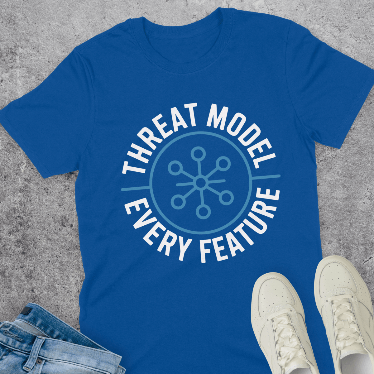 Threat Model Every Feature T-Shirt Threat Model Every Feature T-Shirt