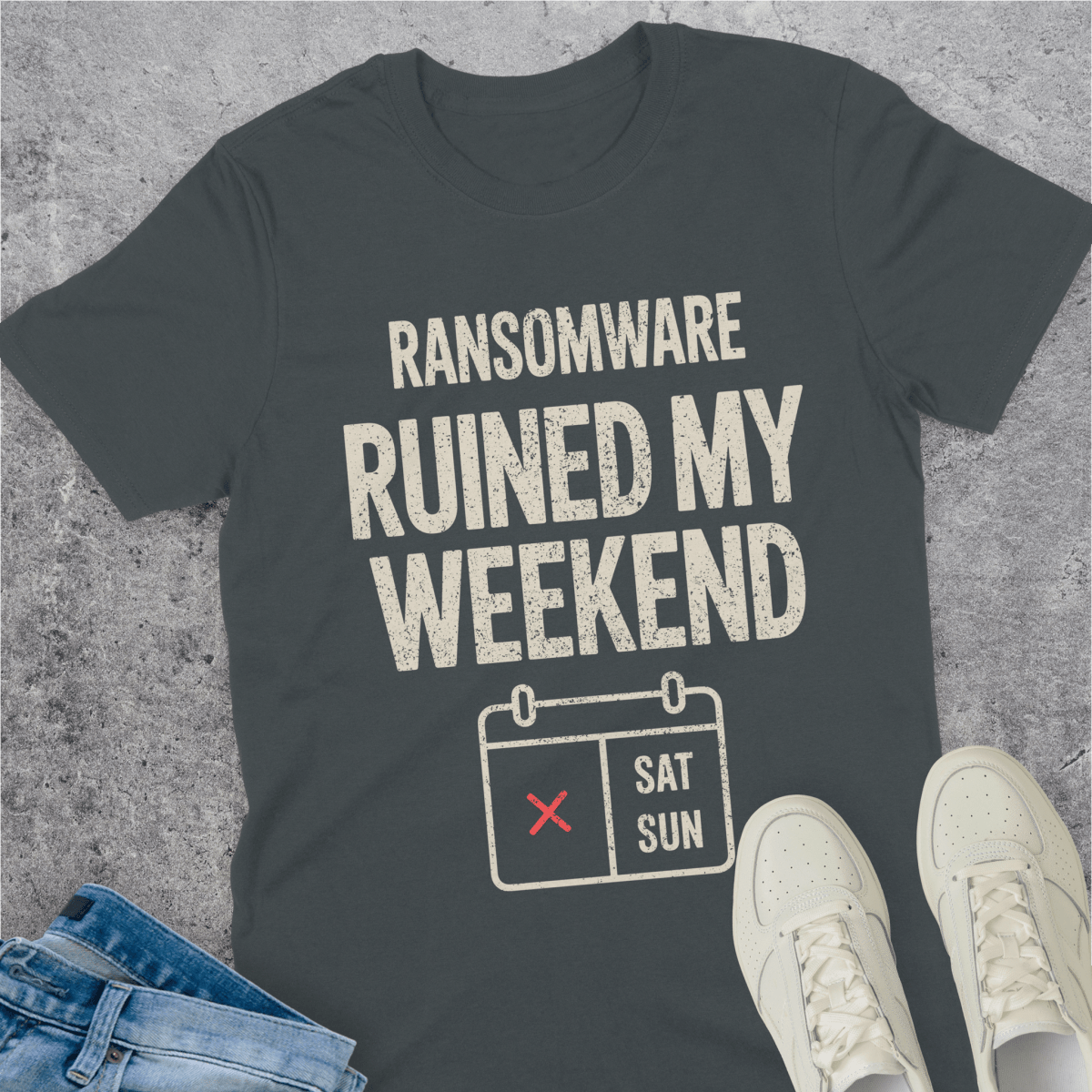 Ransomware Ruined My Weekend T-Shirt Ransomware Ruined My Weekend T-Shirt