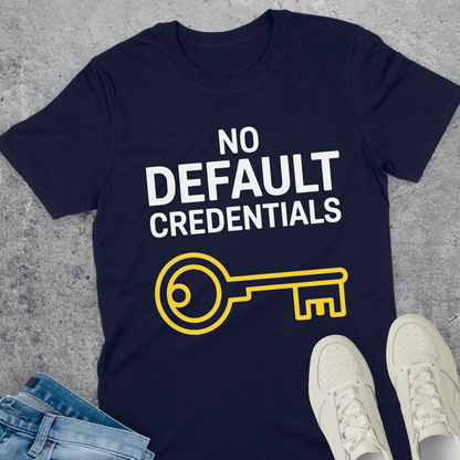 No Default Credentials T-Shirt No Default Credentials T-Shirt