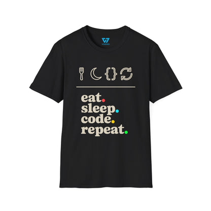 Eat Sleep Code Repeat T-Shirt