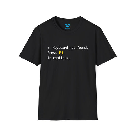 Keyboard Not Found Press F1 To Continue T-Shirt