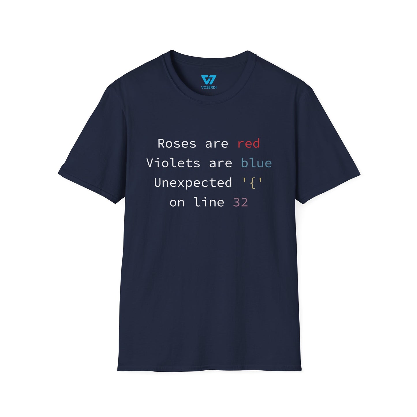 Roses Are Red Syntax Error T-Shirt
