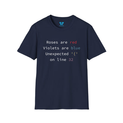 Roses Are Red Syntax Error T-Shirt