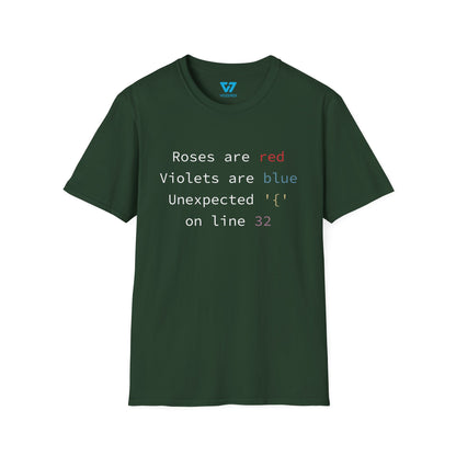 Roses Are Red Syntax Error T-Shirt