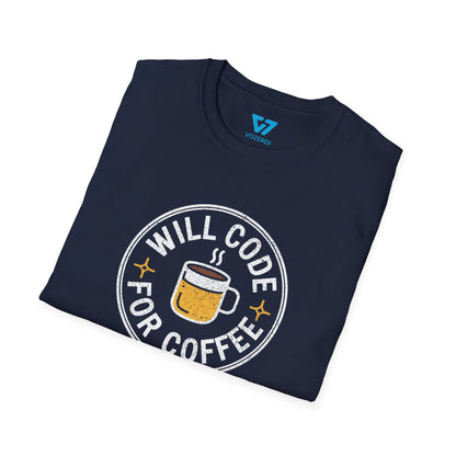 Will Code For Coffee T-Shirt