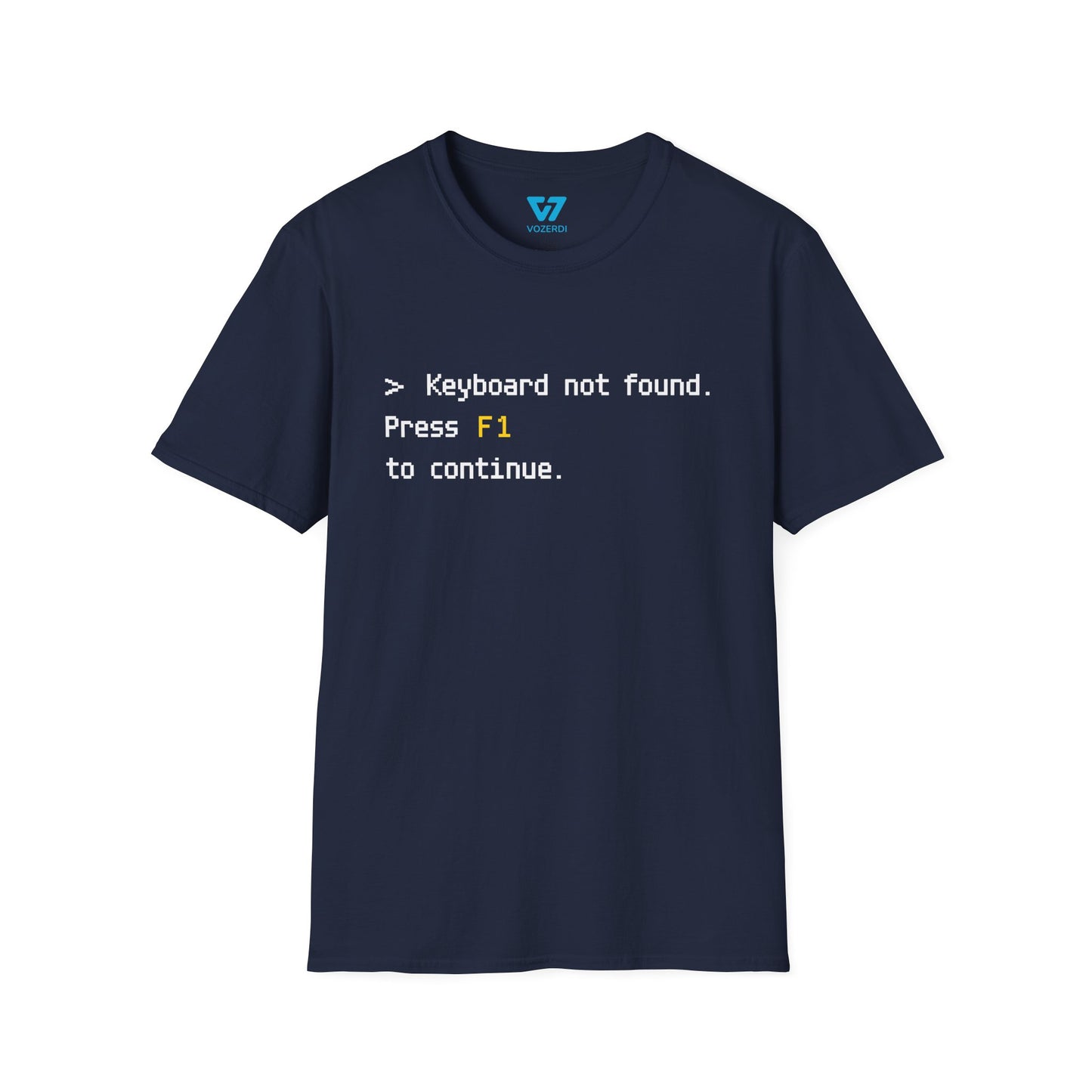 Keyboard Not Found Press F1 To Continue T-Shirt