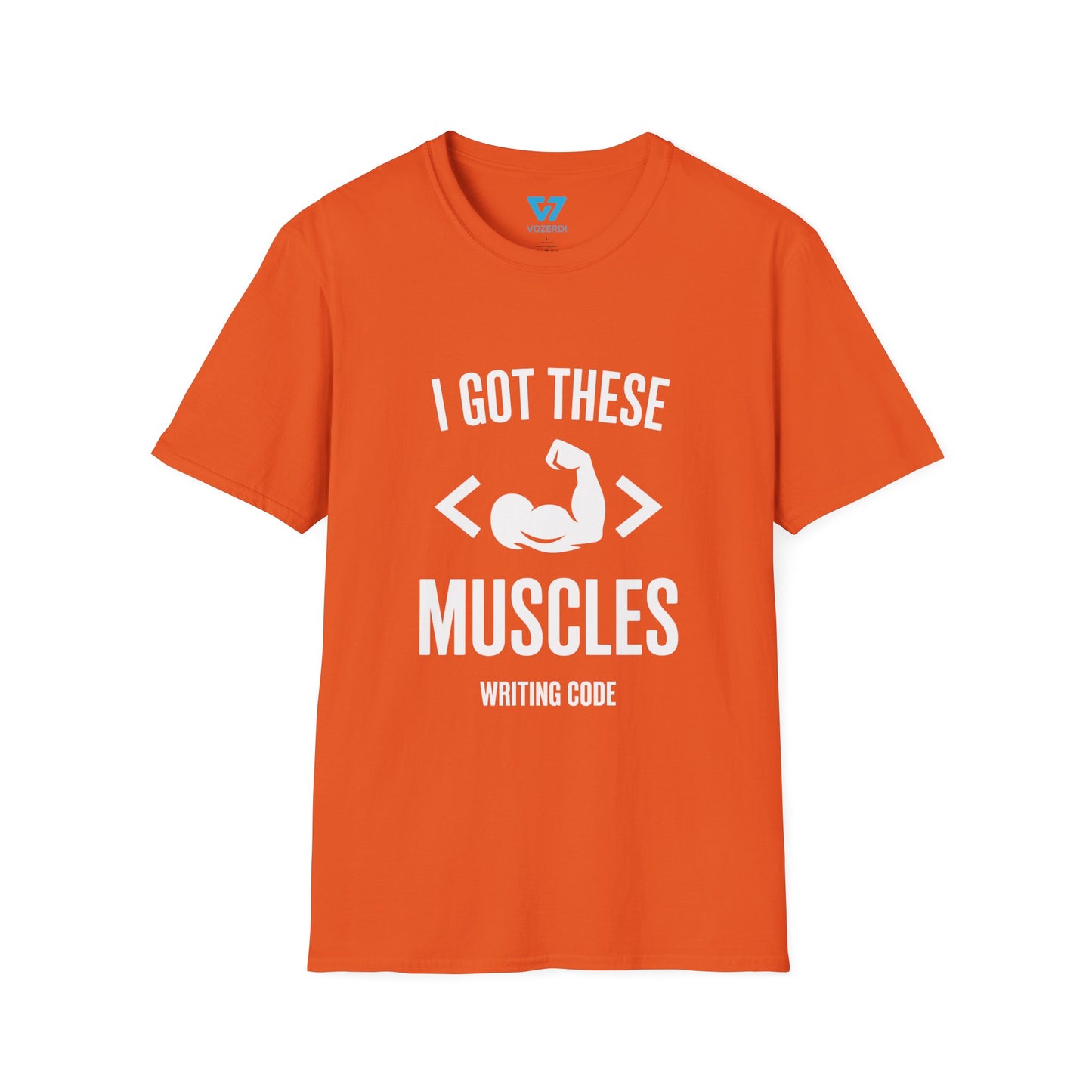 Muscles From Writing Code T-Shirt
