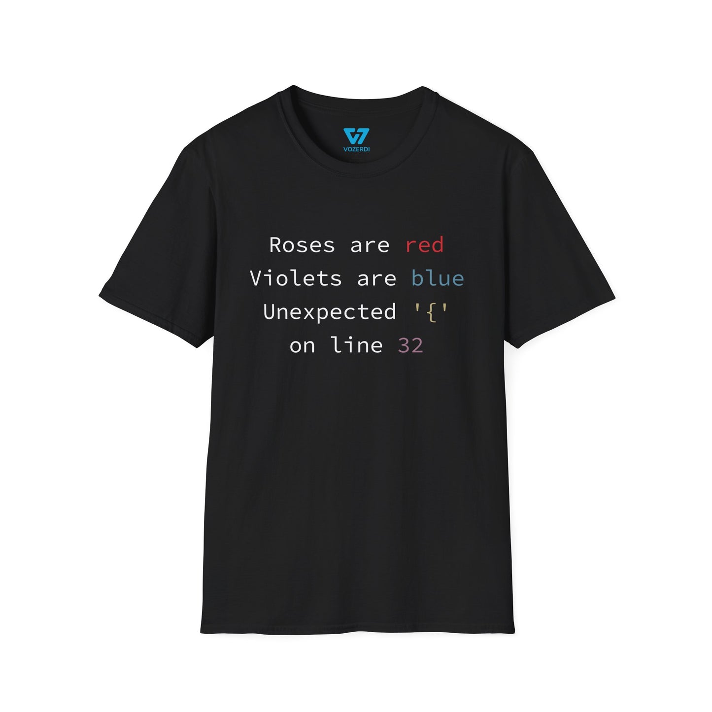 Roses Are Red Syntax Error T-Shirt