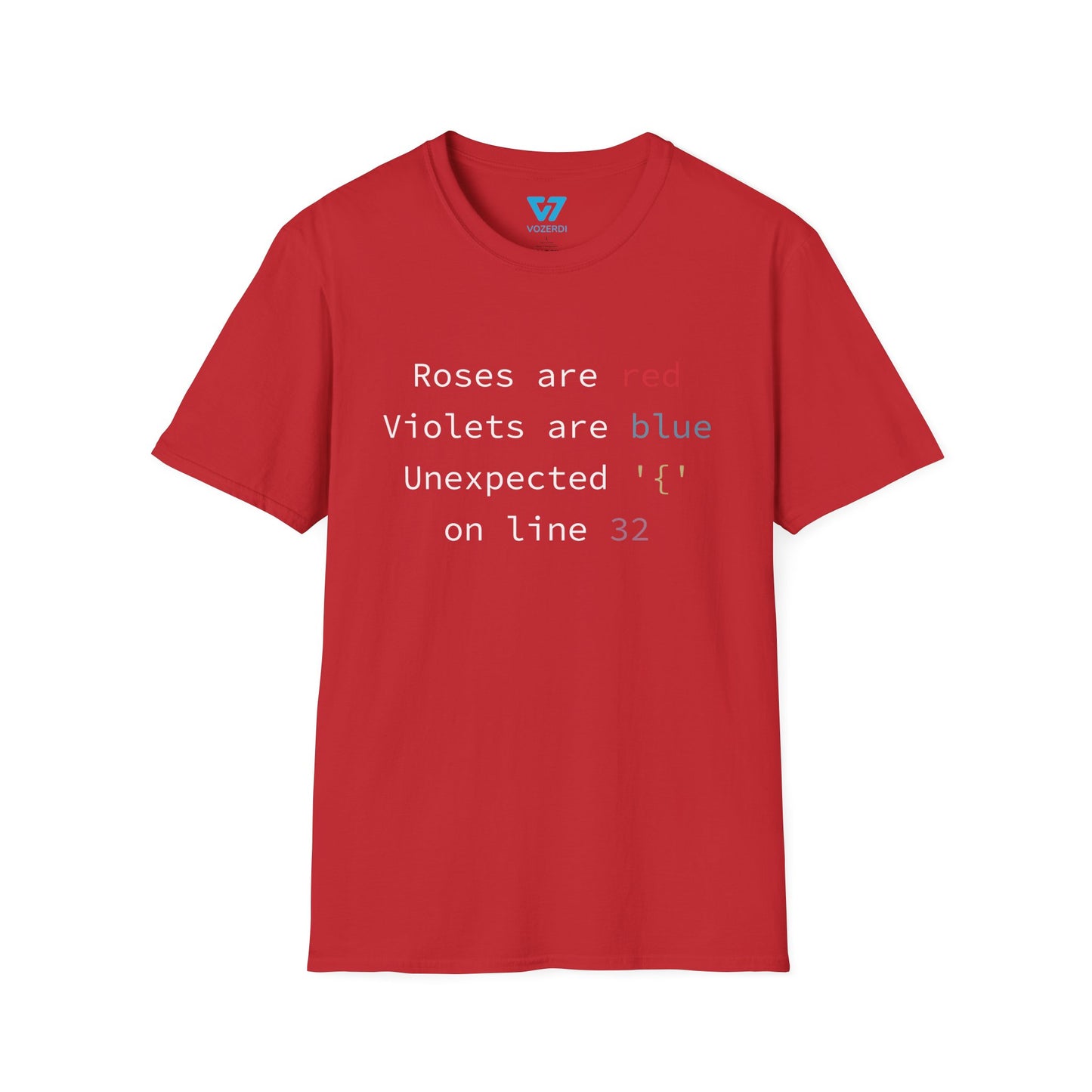 Roses Are Red Syntax Error T-Shirt