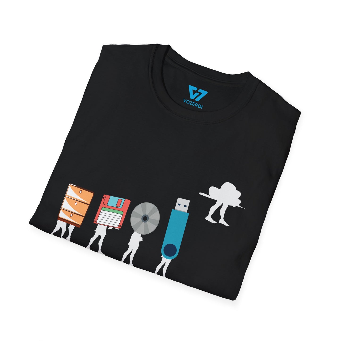 Evolution Of Data Storage Devices T-Shirt