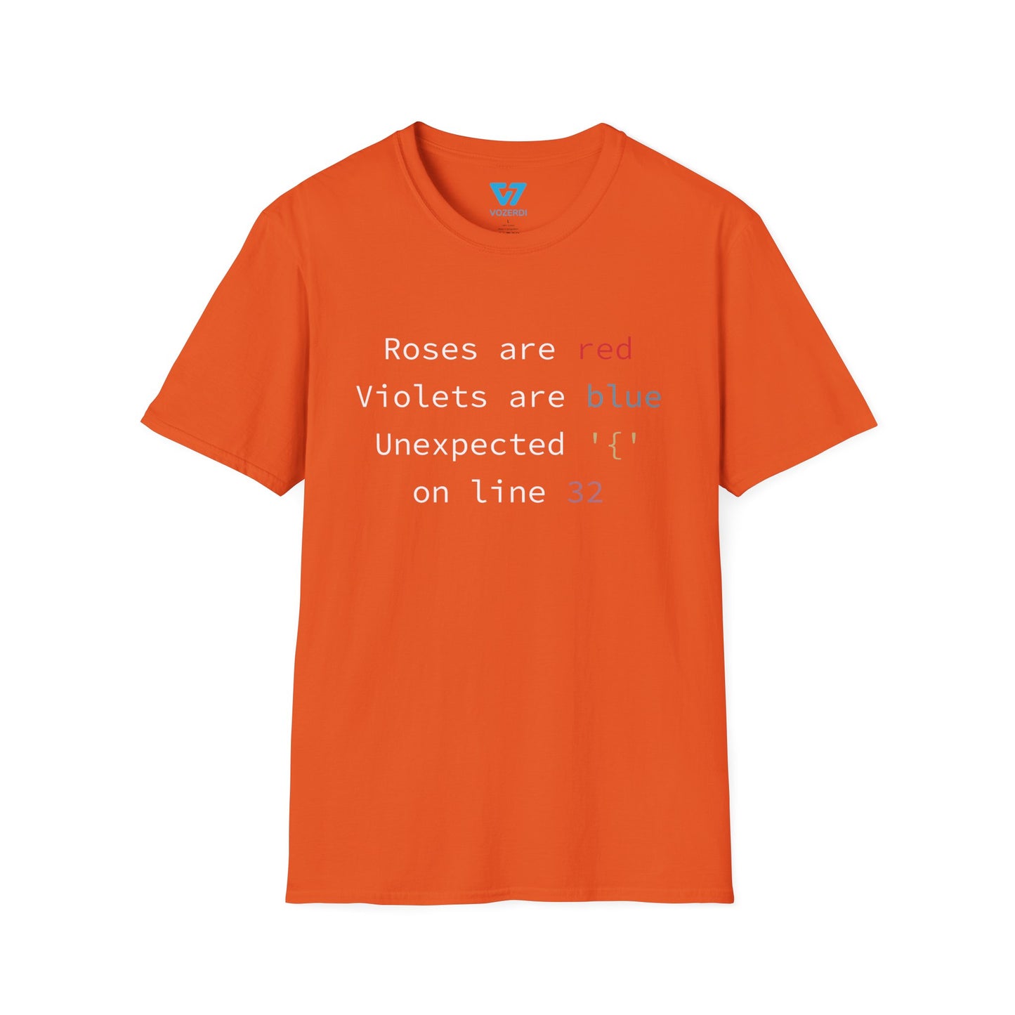 Roses Are Red Syntax Error T-Shirt