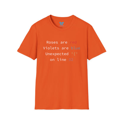 Roses Are Red Syntax Error T-Shirt