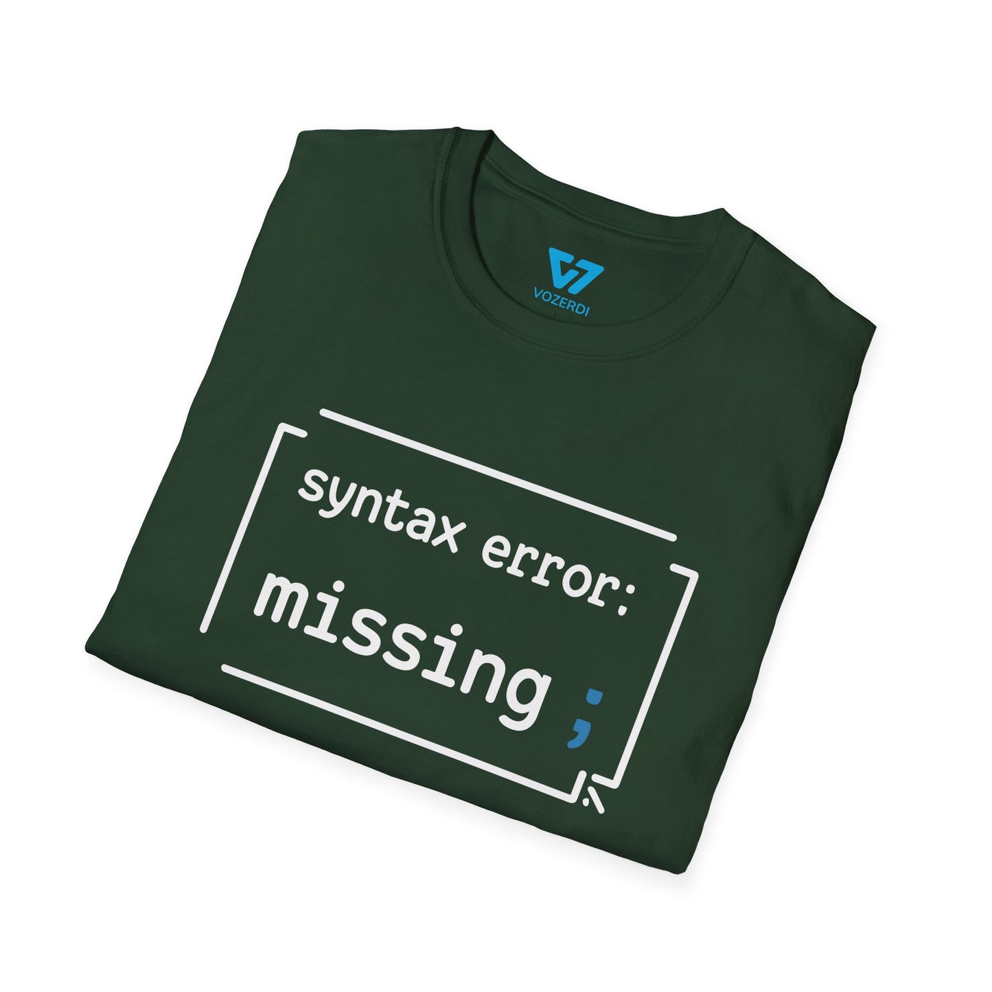 Syntax Error Missing Semicolon T-Shirt