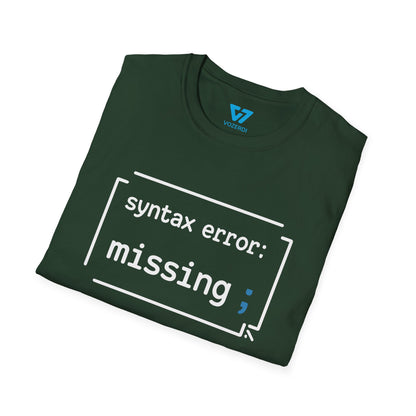 Syntax Error Missing Semicolon T-Shirt