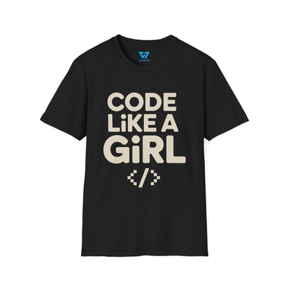 Code Like A Girl T-Shirt